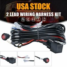 Wiring Harness Kit Led Light Bar 12v 40amp Relay Fuse On-off Switch 2 Lead