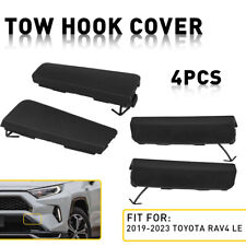 4pcs Front Bumper Tow Hook Cover For Cap Toyota Rav4 Le 2019 20 21 2022 2023 Eoa