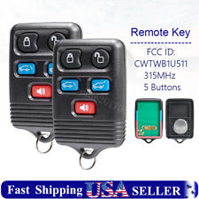 2 Replacement For 2003-2010 Ford Expedition Remote Control Key Fob 5 Button