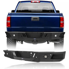 Replacement Rear Bumper Guard W Led Light Fit 07-18 Chevy Silverado 1500 Steel