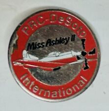 Vtg Prc-desota Miss Ashley Ii International P51 Mustang Prop Plane Pin Brooch
