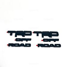 2pcs Trd Off Road Blackout Emblem Overlay Fits 2014 - 24 Toyota 4runner