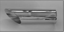 Chrome Plated Exhaust Tip 2 Inlet 2 18 Outlet 9 Overall