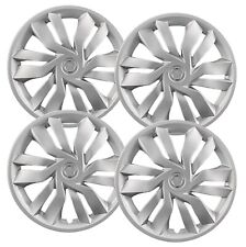 Set Of 4 15 Silver Hubcap Replacements For 1998-2003 Toyota Sienna
