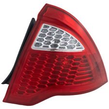 Tail Light Passenger Side For 2010-2012 Ford Fusion Right Rh Clear And Red Lens