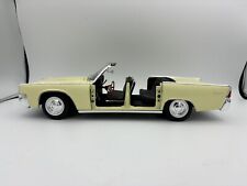 Ricko 1963 Lincoln Continental Convertible Yellow 118 Model Car No Doors 118