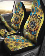 Peace Yall Tie Dye Car Seat Covers Hippie Car Seat Covers Decor