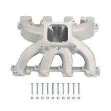 Satin Aluminum Cathedral Carb Intake Manifold For Gen Iii Ls1ls2 Super Victor