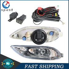 For 2005-2008 Toyota Corolla Bumper Lamp Clear Fog Lights Pair Switch Wiring Kit