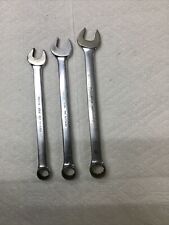 Snap-on 12-point Sae Flank Drive Combination Wrench Oex22 Oex20 Oex18 Lot