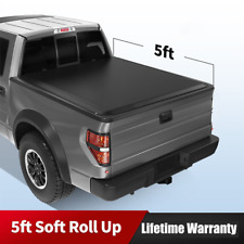 5ft Soft Roll-up Truck Bed Tonneau Cover For 2019-2023 Ford Ranger Waterproof Us