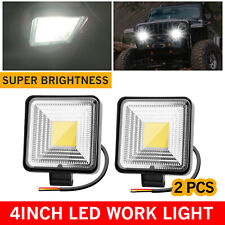 24 Pack Square Led Work Light Pods Spot Lights For Truck Off Road Tractor 12v