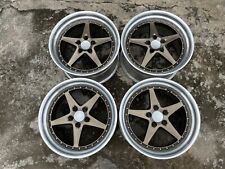 Jdm 18 Ssr Decolte Decollete Hp Staggered Wheels For 300zx S13 S14 350z R33 R32