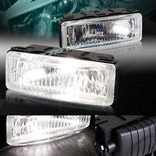 Universal 5 X 1.75 Rectangle Clear Lens Fog Driving Bumper Lights Lampswitch