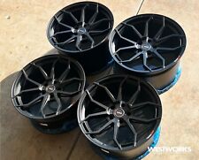 19 Momo Anzio Wheels Fits Bmw F80 M3 F82 M4 19x9.5 19x11 Black 5x120 R-forged