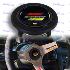 Brand New Horn Button Jdm Spoon Sports Racing Fits Momo Nrg Raid Steering Wheel