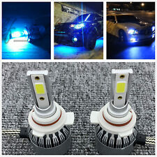 2pcs 9012 8000k Ice Blue 8000lm High Power Led Headlight Bulbs Kit High Low Beam