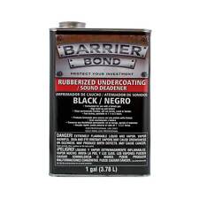 Barrier Bond Auto Body Rubberized Undercoatingsound Deadener - Black - Gallon