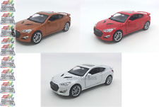 Hyundai Genesis Coupe 134-139 Die Cast Car Whiteredgold Collection New