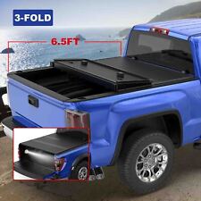 6.5ft Tri-fold Hard Truck Bed Tonneau Cover For Ford F150 F-150 Lincoln Mark Lt