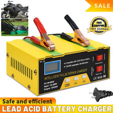 12v24v Heavy Duty Car Battery Charger Smart Automatic Intelligent Pulse Repair