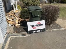 Tecumseh Engines Dealership Service Advertising Tin Sign Gas Oil 36 X 24