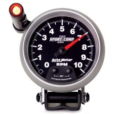 Autometer Sport-comp Ii Quick Lite 3 34in 10k Rpm Pedestal Tachometer