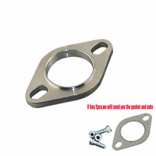 2.5 Exhaust Flange Pipe Header Slotted 2 - Bolt Hole Universal Stainless Steel