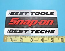 Genuine Official Snap On Tools Logo Decal The Best Tools The Best Techs - New