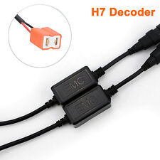 Led Headlight Canbus Error Free Anti Flicker Resistor Canceller Decoder H7