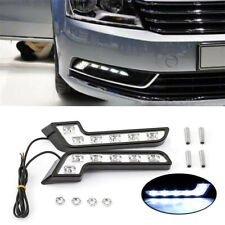1 Pair L Shaped 6 Led Daytime Running Lights Fog Lamps For Car Truck Off-road