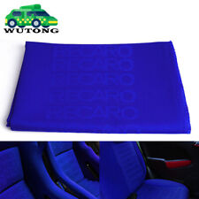 2m1.6m Full Blue Jdm Recaro Fabric Cloth For Car Seat Panel Armrest Decoration