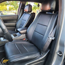 For 2011-2021 Jeep Grand Cherokee Front Rear Seat Covers Complete Set Black