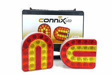Connix Led Magnetic Rechargeable Wireless Towing And Trailer Light Kit Rv Dolly