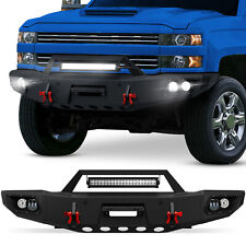 Pickup Truck Front Bumper For 15-2019 Chevy Silverado 2500 3500 Hd Off-road