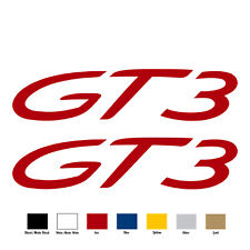 Set Of 2 Custom Side Door Decal Stickers For Porsche Gt3 Cars