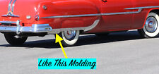 Nos Pontiac 1954 Chieftain Lower Rear Quarter Moldings Lot Of 3 K