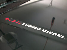 Fits 6.7l Turbo Diesel - Hood Decals Sticker Dodge Ram Truck 2500 3500 Cummins