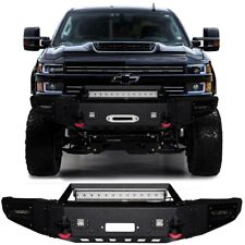 Vijay Fit 2015-2019 Chevy Silverado 25003500 Front Bumper With Led Lights