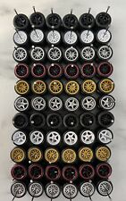 Hot Wheels - Matchbox Alloy Wheels Rubber Tires 10 Car Sets 164 Real Riders
