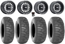 Metalfx Delta 15x715x10 Wheels Black 31 Ss360 Tires Can-am Maverick X3