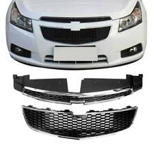 For Chevy Cruze 2011-2014 Front Bumper Upper Lower Grille Pair Set Of 2 Pcs Us
