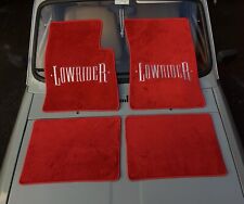 For Chevrolet Impala Lowrider Floor Mat Mats Carpet Red Set Of4 1959-1975