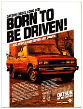 Original 1982 Datsun Diesel Pickup Trucks - Original Print Advertisement