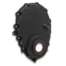 Holley Timing Cover 21-151 Cast Alum Blk No Crank Sensor For 55-02 Sbc Vortec