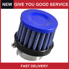Universal 25mm 1 Auto Car Breather Cold Intake Air Filter Blue Pack Of 1