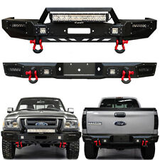 Vijay For 1998-2011 Ford Ranger Front Or Rear Bumper Wwinch Plate Led Lights