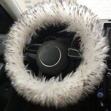 Comfort Warm Plush Car Pure Wool Furry Fluffy Steering Wheel Cover Accessory