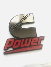 Cummins Diesel Engines Truck Power Automotive Badge Chrome Emblem Decalsticker
