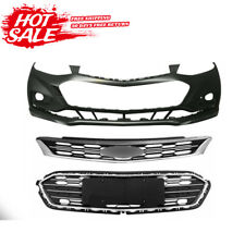 For 2016-2018 Chevy Cruze Front Bumper Cover Front Upper Lower Grille